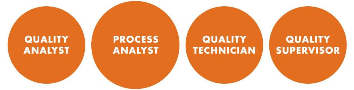 Career journey for Mid (Quality Analyst, Process Analyst, Quality Technician, Quality Supervisor)